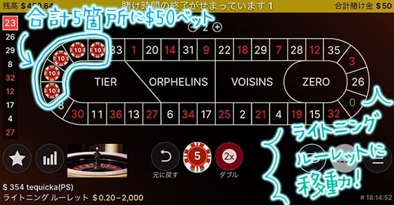ライトニングルーレット