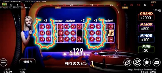 ほぼ全埋まり