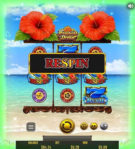 HAWAIIAN DREAMゲーム画面RESIPN