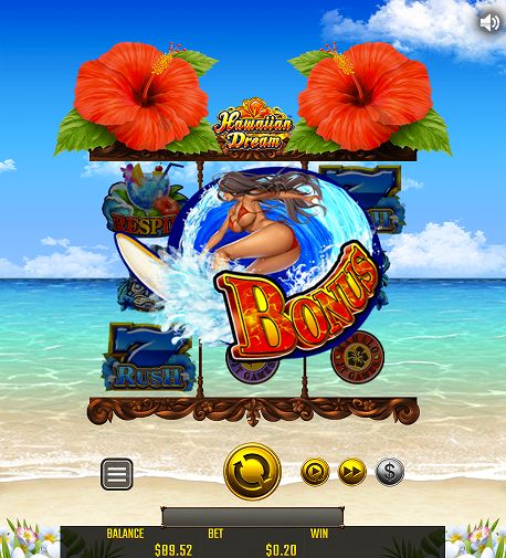 HAWAIIAN DREAMゲーム画面SunsetBonus