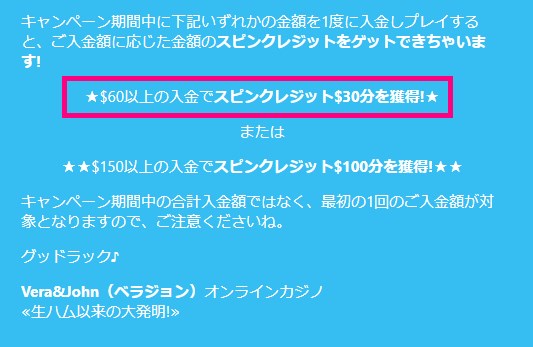 スピンクレジット