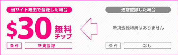 無料チップ$30画像