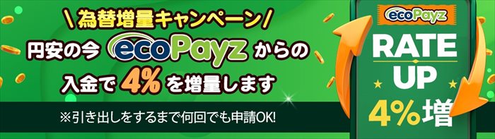 ecoPayzからのご入金